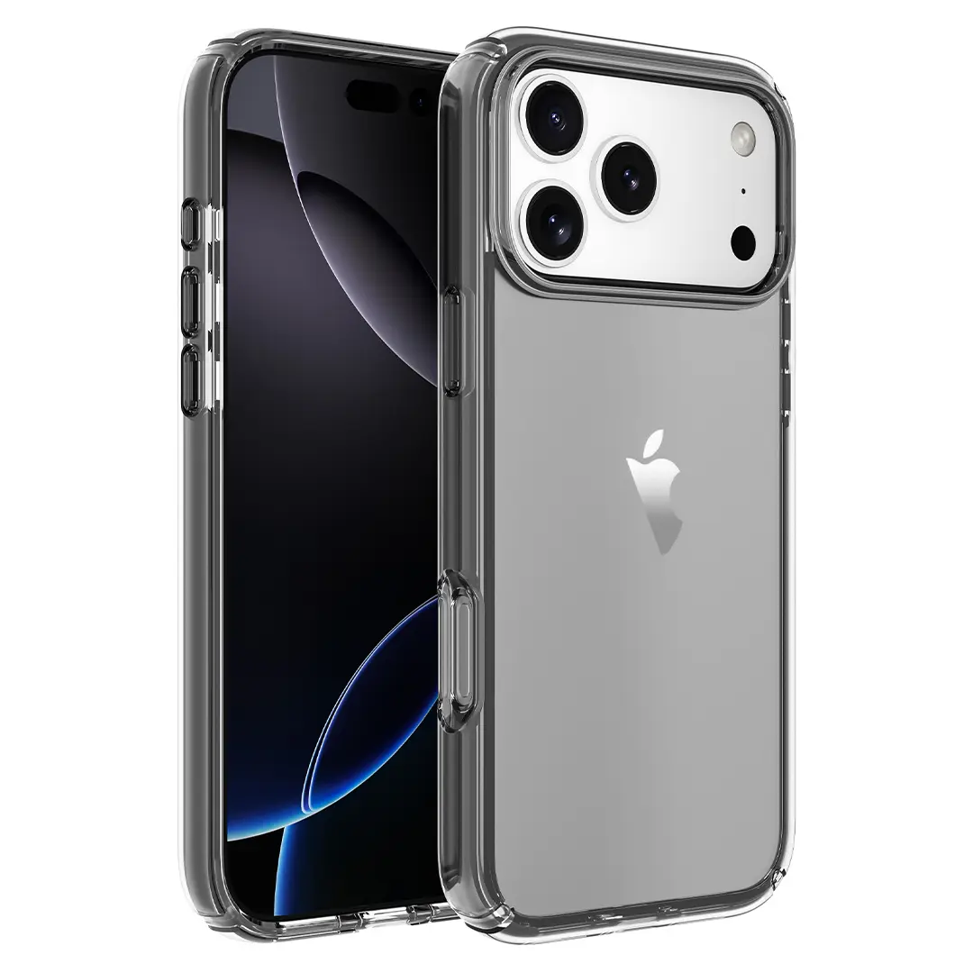 iPhone 17 Pro Max Fleck Case Clear Black